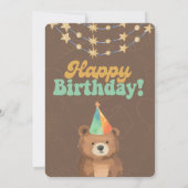 Wild One: Kommen Sie zu uns für einen Roaring 1. G Einladung (Rückseite)