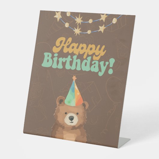 Wild One: Kommen Sie zu uns für einen Roaring 1. G Sockelschild (Vorderseite)