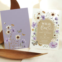 Wild One: Lavendel-Wildblumenwiese 1. Geburtstag