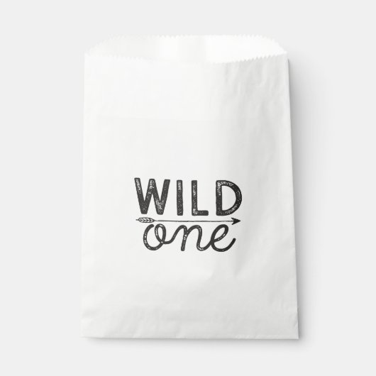 Wild One Leckerei Bevorzugung Bag Geschenktütchen (Vorderseite)