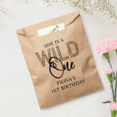 Wild One Leopard erster Geburtstag Geschenktütchen (Versiegelt)