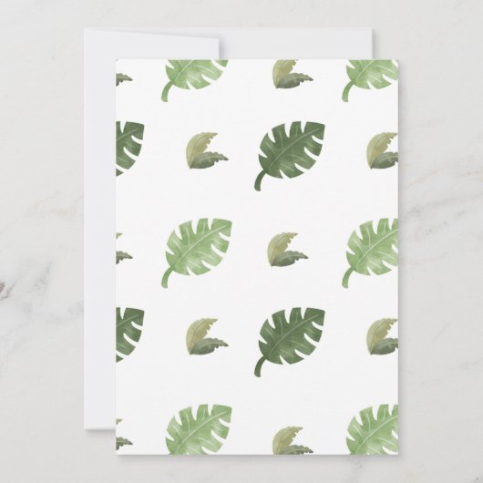 Wild One Lion 1. Geburtstag Einladung (Rückseite)