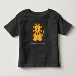 Wild One Lion Birthday Party Jungle Safari Kleinkind T-shirt