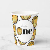 Wild One Lion Boys erster Geburtstag Pappbecher (Vorderseite)