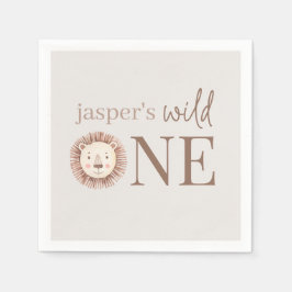 Wild One Lion Face Serviette