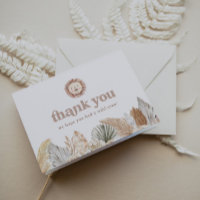 Wild One Lion Foto Danke Karte