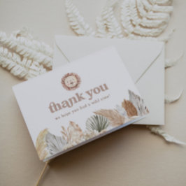 Wild One Lion Foto Danke Karte