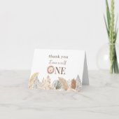 Wild One Lion Foto Danke Karte (Vorderseite)