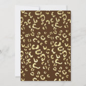 Wild One Lion Modern Niedlich 1. Geburtstag Einladung (Rückseite)