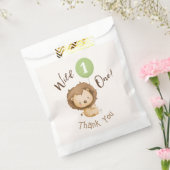 Wild One Lion Sage Green Balloon Junge 1. Geburtst Geschenktütchen (Versiegelt)