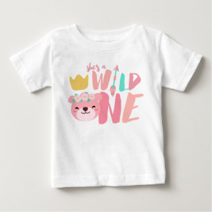 Wild One Lioness and Arrow 1-jähriges Baby T-shirt