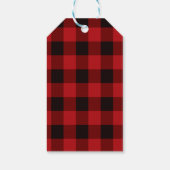 Wild One Little Bear Flannel Lumberjack Vielen Dan Geschenkanhänger (Rückseite)