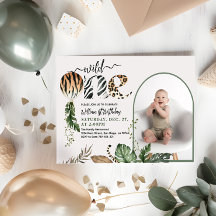 Wild One Modern Foto 1. Geburtstag