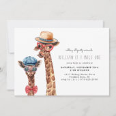 Wild One | Moderne Einladung von Party (Vorderseite)