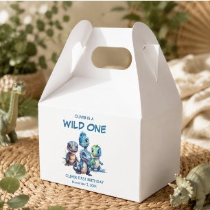 Wild One Niedlich Dinosaur Erste Geburtstagsparty Geschenkschachtel