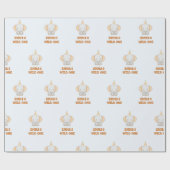 Wild One Niedlich Elephant 1. Geburtstag Geschenkpapier (Flach)