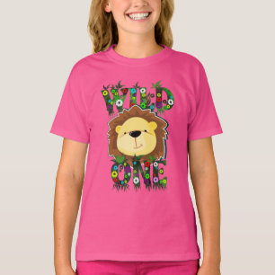 WILD ONE Niedlich Lion Illustration T-Shirt