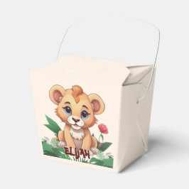 Wild One Niedlich Lion Jungle Theme Geschenkschachtel