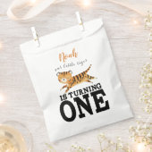 Wild One Niedlicher Jungle Tiger 1. Geburtstag Geschenktütchen (Ausgeschnitten)