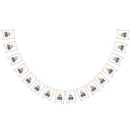 Wild One Niedlicher Jungle Tiger 1. Geburtstag Wimpelkette