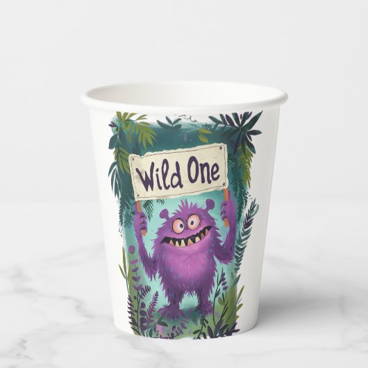 Wild One Pappbecher (Rückseite)