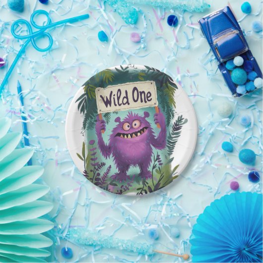 Wild One Pappteller (Party)