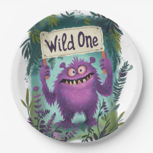 Wild One Pappteller