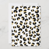 Wild One Party Animals 1st Birthday Invitation Einladung (Rückseite)