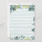 Wild One Party Animals 1st Birthday Invitation Einladung (Rückseite)