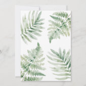 Wild One Party Animals Kids 1st Birthday Einladung (Rückseite)