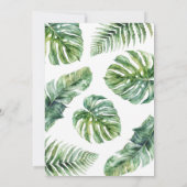 Wild One Party Animals Kids 1st Birthday Einladung (Rückseite)