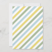 Wild One Party Animals Kids 1st Birthday Einladung (Rückseite)