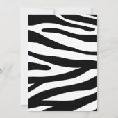 Wild One Party Animals Kids Birthday Invitation Einladung (Rückseite)