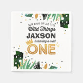 Wild One Party Napkin Wild Things Party Serviette (Vorderseite)