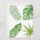 Wild One Reptile Party Animals Kids 1st Birthday Einladung (Rückseite)