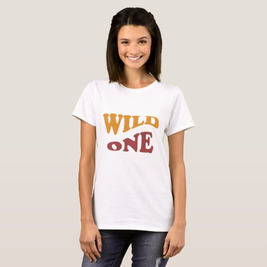 Wild One Retro T-Shirt (Vorne ganz)