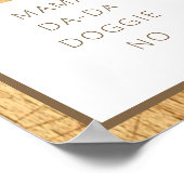 Wild One Rustic Antlers Erster Geburtstag Meilenst Poster (Ecke)