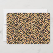 Wild One Safari 1. Geburtstag Foto Einladung (Rückseite)