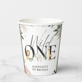 Wild One Safari 1. Geburtstag Party Pappbecher