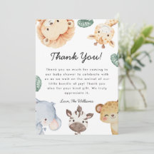 Wild One Safari Animal Baby Shower Decor