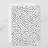 Wild One Safari Animal Baby Shower Einladung (Rückseite)