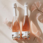 Wild One Safari Animal Jungle Baby Dusche Schaumweinetikett