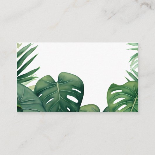 Wild One Safari Animal Jungle Baby Dusche Windel Begleitkarte (Rückseite)