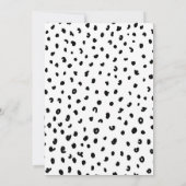 Wild One Safari Animals Baby Dusche Einladung BOY (Rückseite)