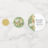 Wild One Safari Animals Baby Shower Confetti Konfetti (Rückseiten)