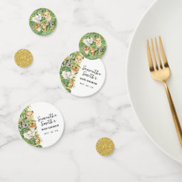 Wild One Safari Animals Baby Shower Confetti Konfetti