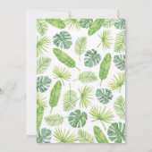 Wild One Safari Animals Baby Shower Einladung (Rückseite)