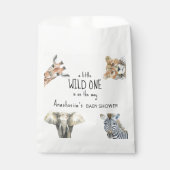 Wild One Safari Animals Baby Shower Geschenktütchen (Vorderseite)