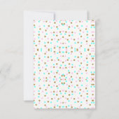 Wild One Safari Animals Boy Baby Shower Dankeskarte (Rückseite)