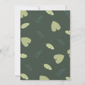 Wild One Safari Animals Boy Baby Shower Einladung (Rückseite)